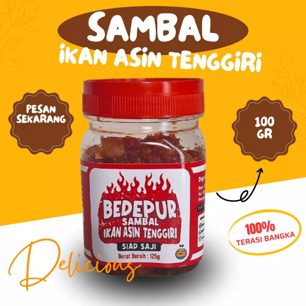 Sambal ikan asin tenggiri